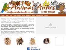 Tablet Screenshot of animalanticsltd.co.uk
